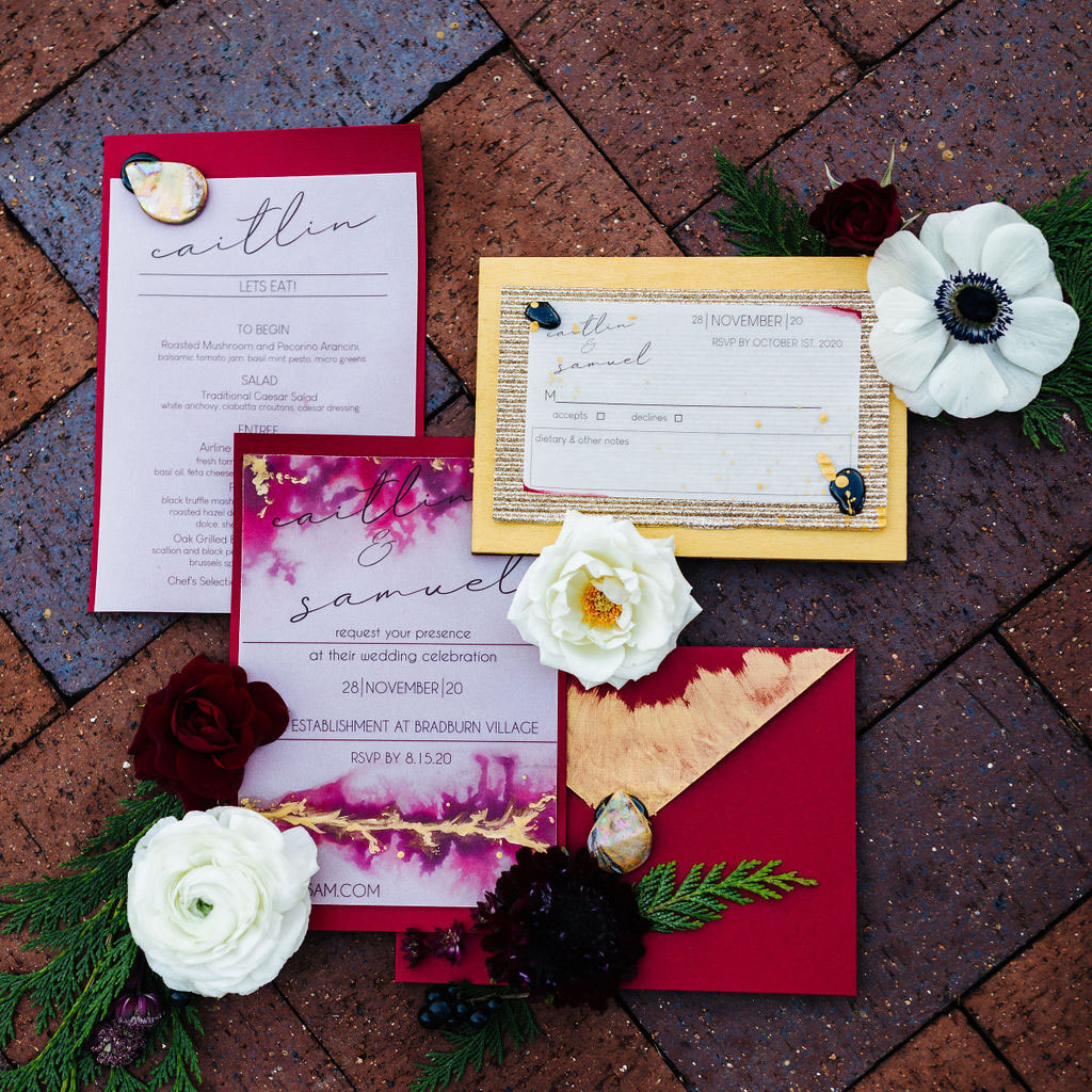 Custom wedding invitations, wedding paper stationery denver, colorado wedding inspirations
